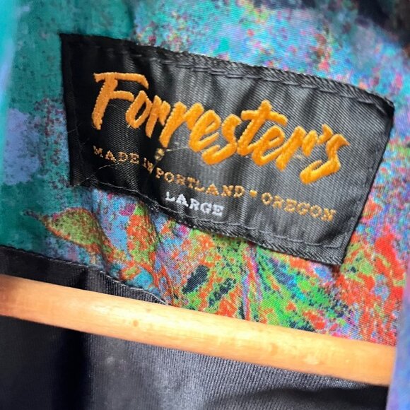 Vintage Forrester's Pull Over‎ Half Zip Wind Breaker - Size Large - Picture 2 of 7
